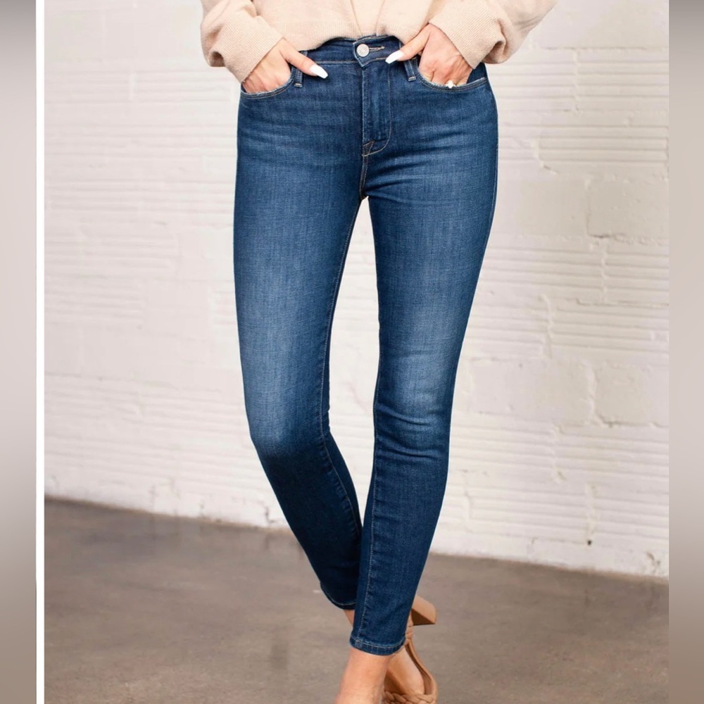 Frame Le High Skinny Crop Terre Degradable